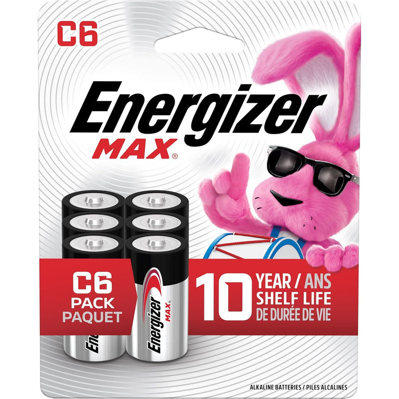 Alkaline C Battery, 6-Pack F7I4