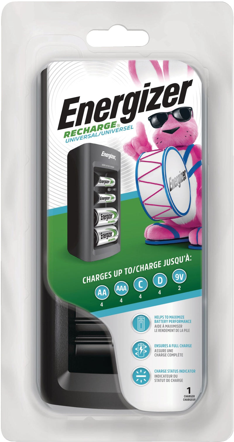 CHFC Universal Battery Charger For NiMH Rechargeable Batteries, AA/AAA/C/D/9V L0G6