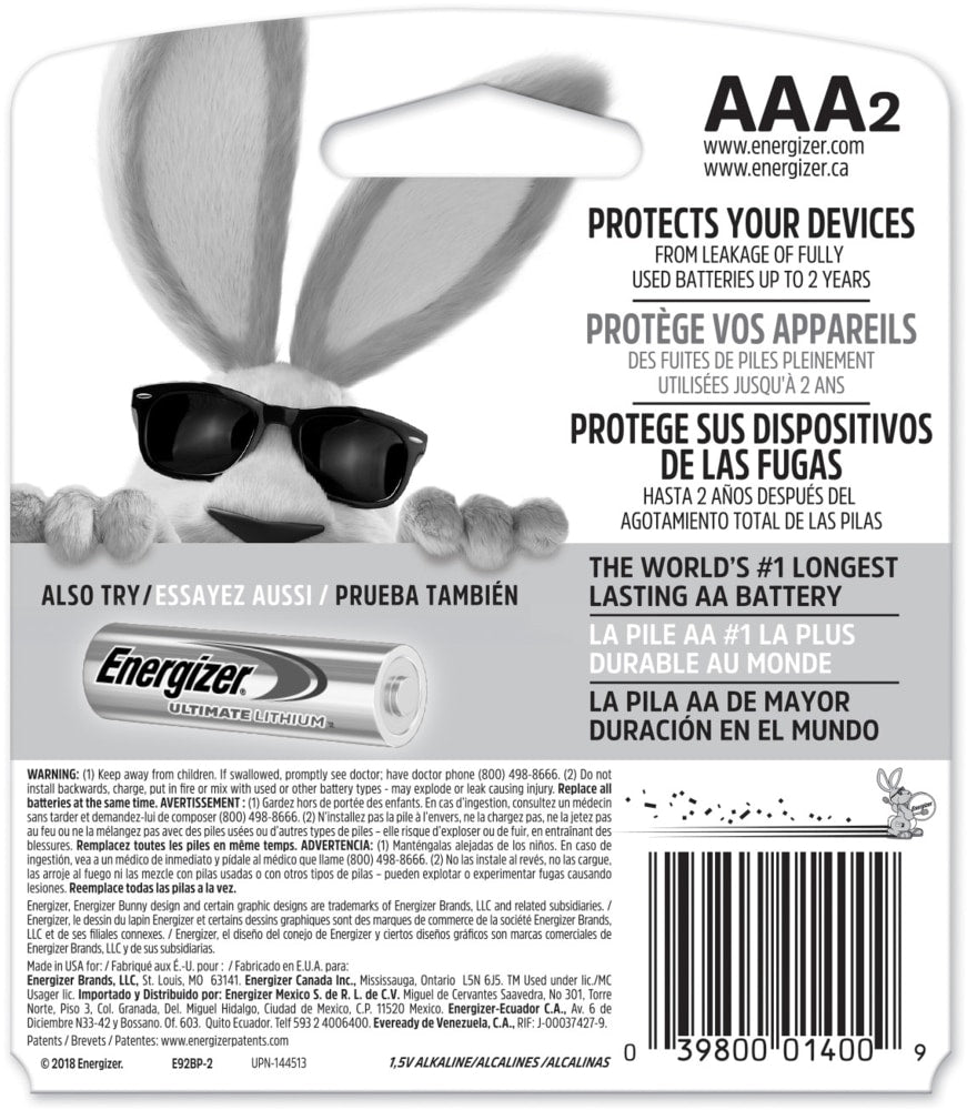 Max 2-pk AAA Alkaline Batteries, Long Lasting, All Purpose Q7W3 - product image 2