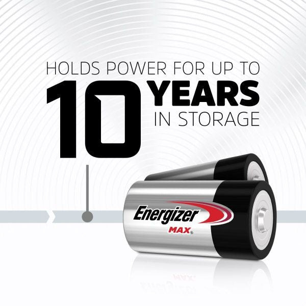 Max 2-pk D Alkaline Batteries, Long Lasting, All Purpose B9F7 - product image 4