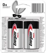 Max 4-pk D Alkaline Batteries, Long Lasting, All Purpose R3Z0 - product image 3