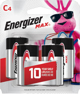 Max4-pk C Alkaline Batteries, Long Lasting, All Purpose T3W5 - product image 1