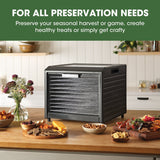 Performance Series 10-Tray Food Dehydrator, Steel, 700W, Stainless Steel, Black L6H0 - product image 6