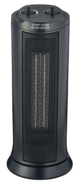 Oscillating Tower Ceramic Space Heater withThermostat, 1500W, Black J3I6 - product image 2