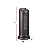 Oscillating Tower Ceramic Space Heater withThermostat, 1500W, Black J3I6 - product image 6