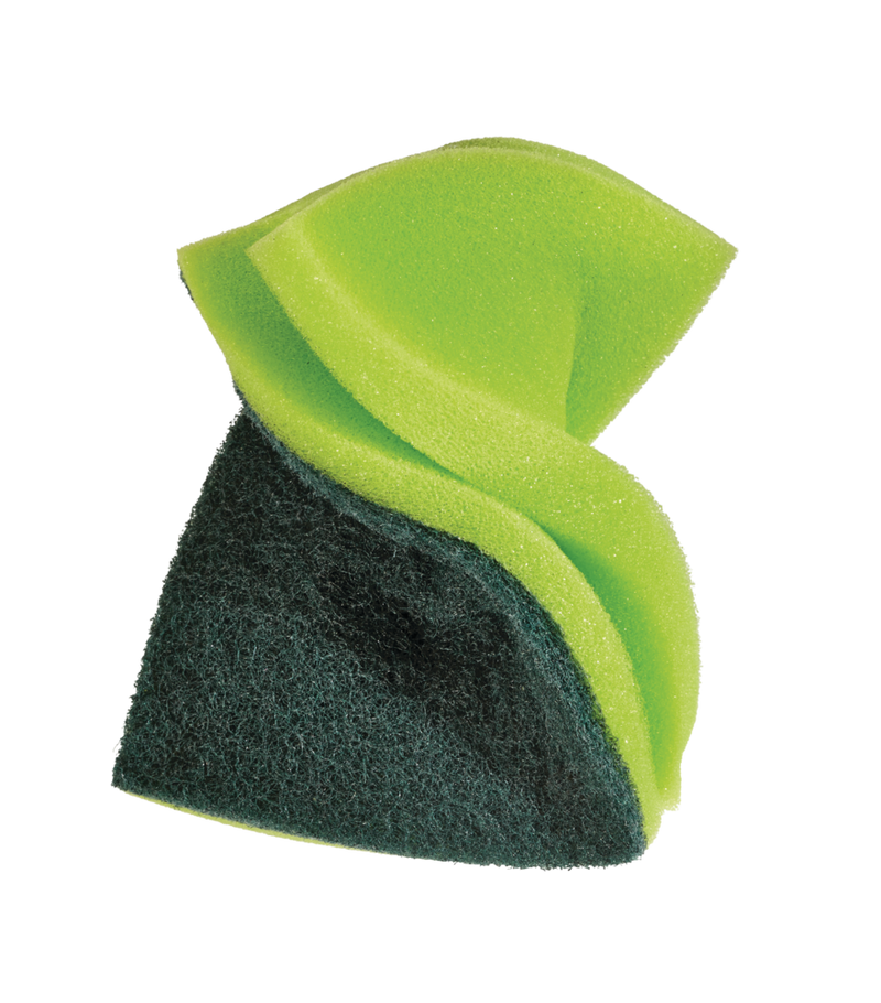 Heavy-Duty Dual Side Scrub Sponge & Pad, 6-pk X3Y9