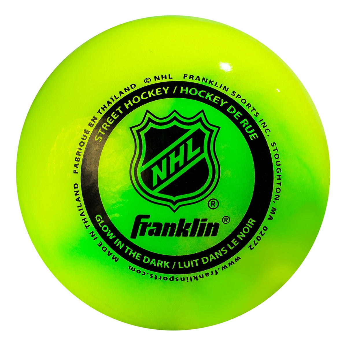 Hockey Ball, Minimal Bounce, PVC, Green J8S7 - product image 1