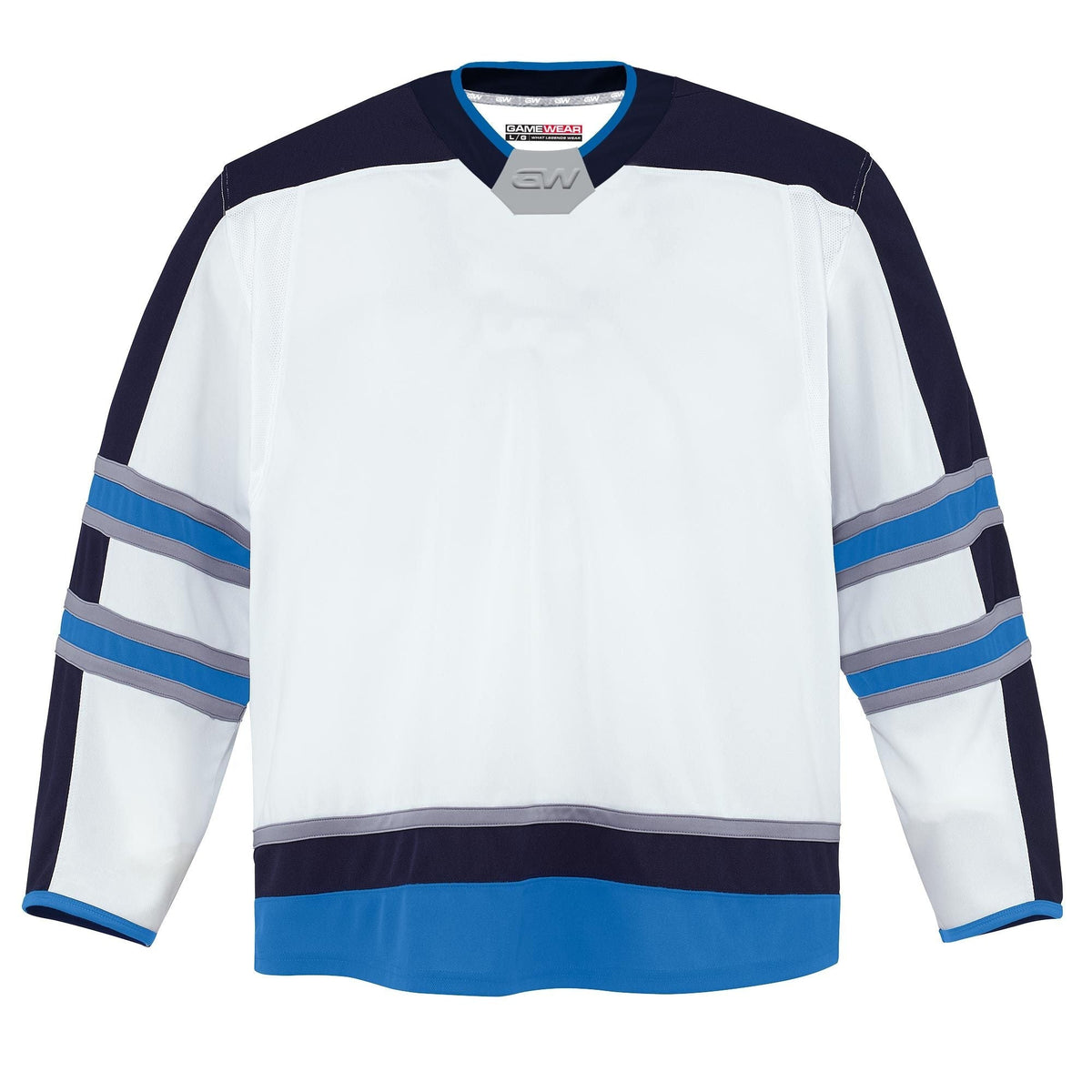 8500 Pro Team Hockey Jersey, Senior, Winnipeg Jets Away Colours, Various Sizes Q1S5 - product image 1