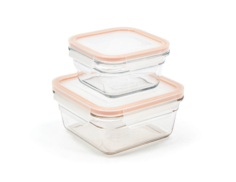 Snaplock Clear Transparent Food Storage Container Set, 4-pc E1U7
