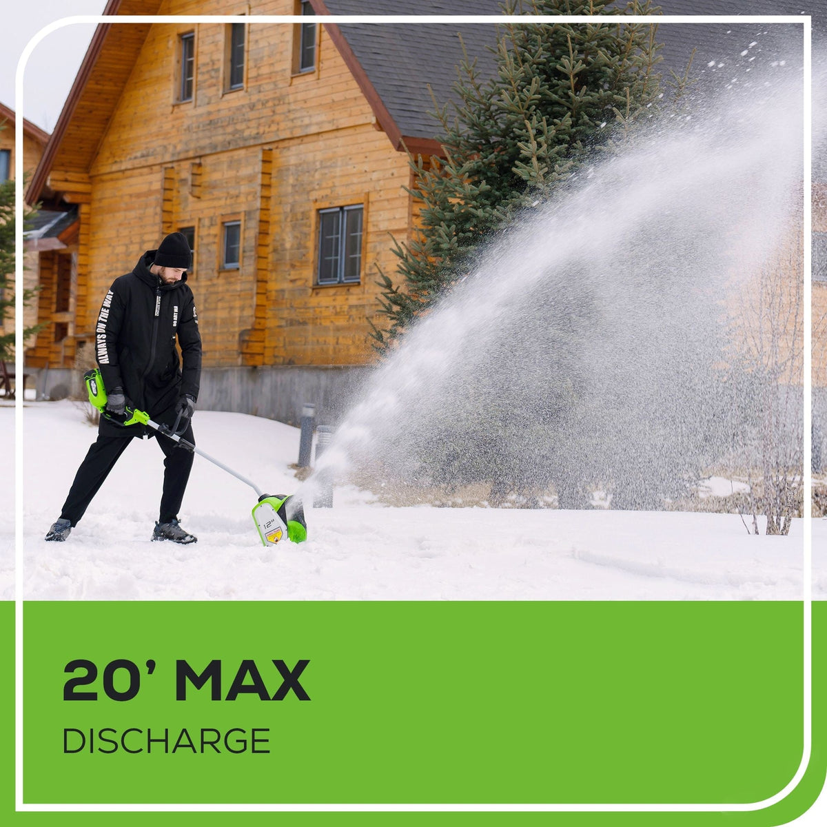 40V Cordless Snow Shovel, 12-in (Tool Only) X0Z4 - product image 4