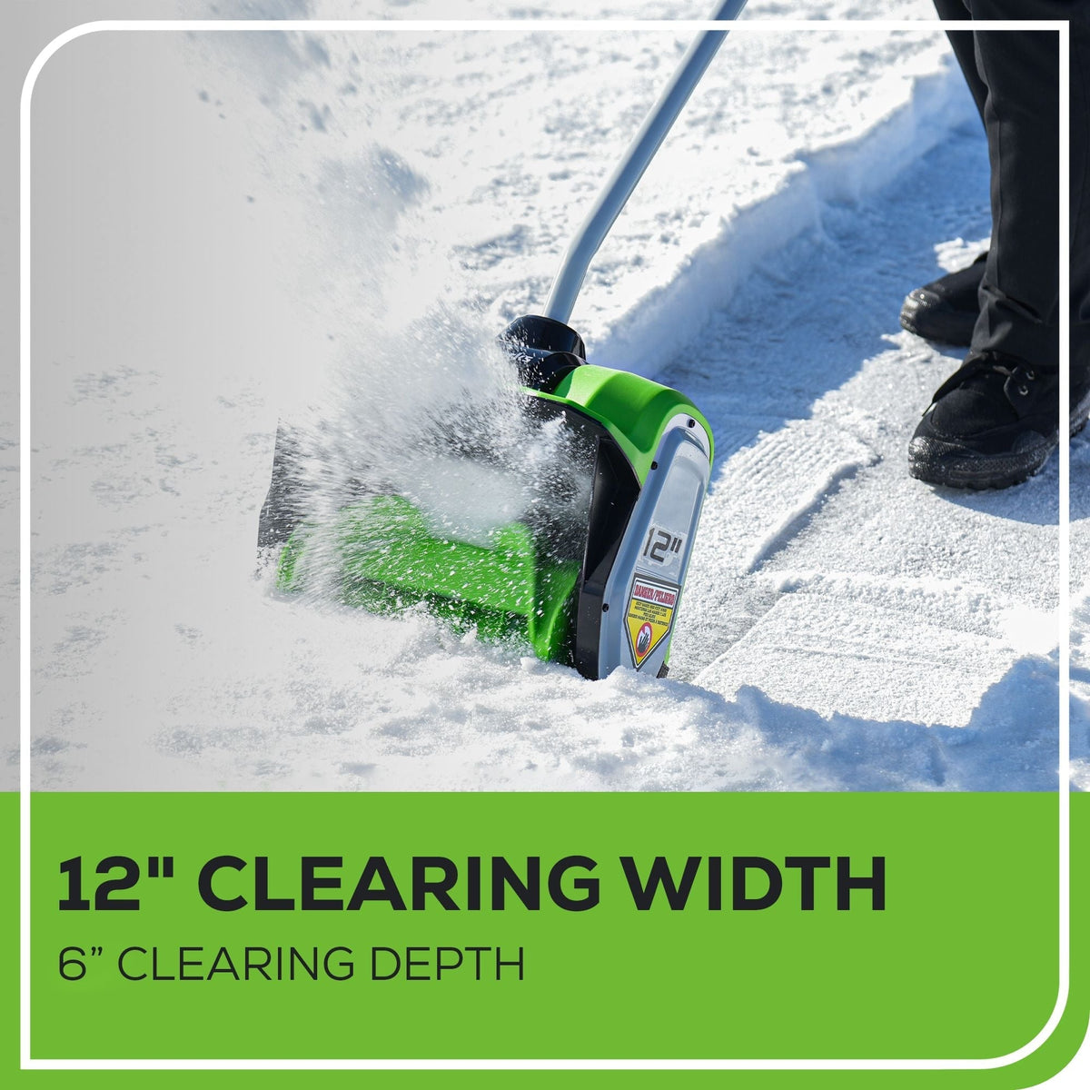 40V Cordless Snow Shovel, 12-in (Tool Only) X0Z4 - product image 5