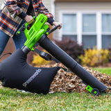 60V 520 CFM/240 MPH Blower Vacuum with 4Ah Battery H0F9 - product image 7