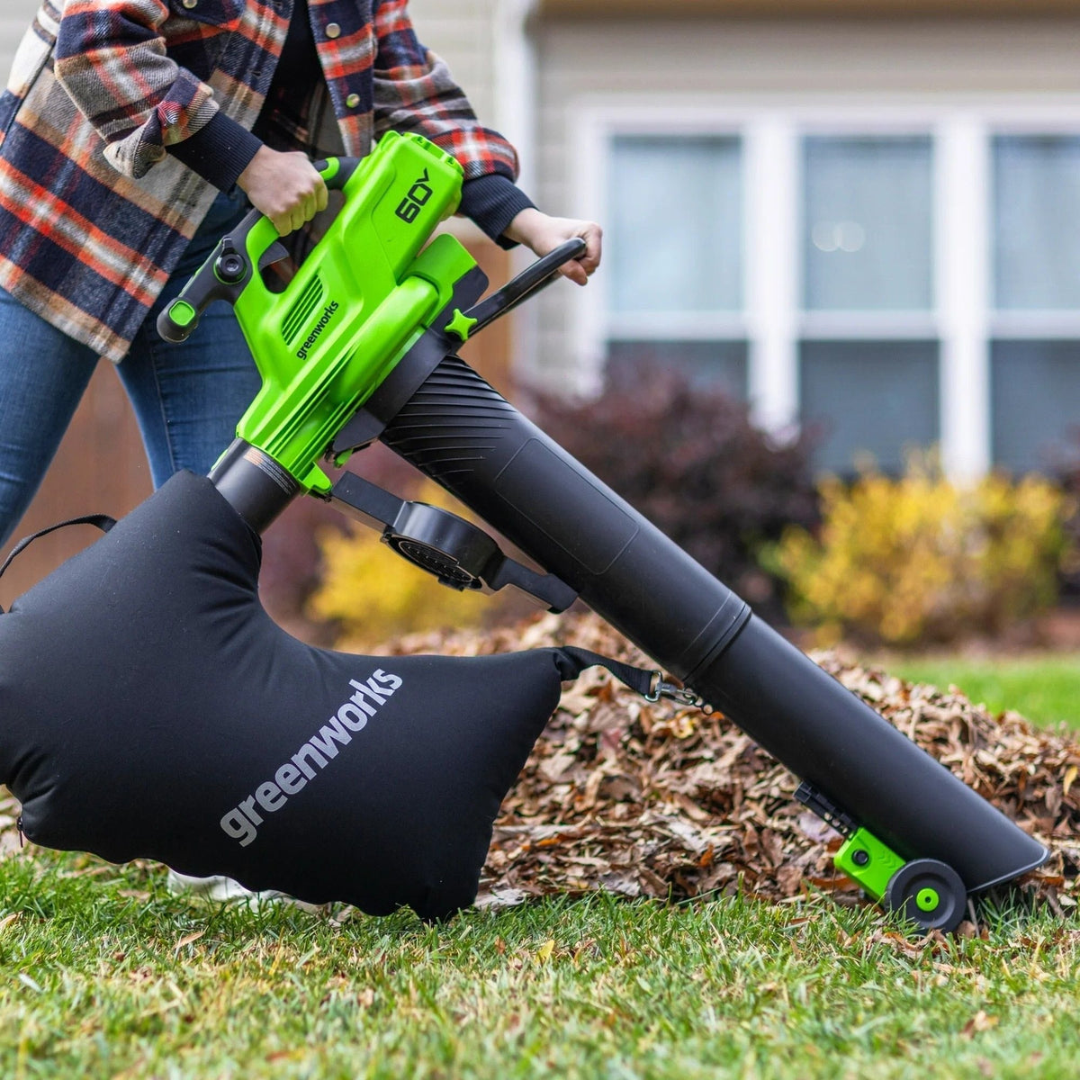 60V 520 CFM/240 MPH Blower Vacuum with 4Ah Battery H0F9 - product image 7
