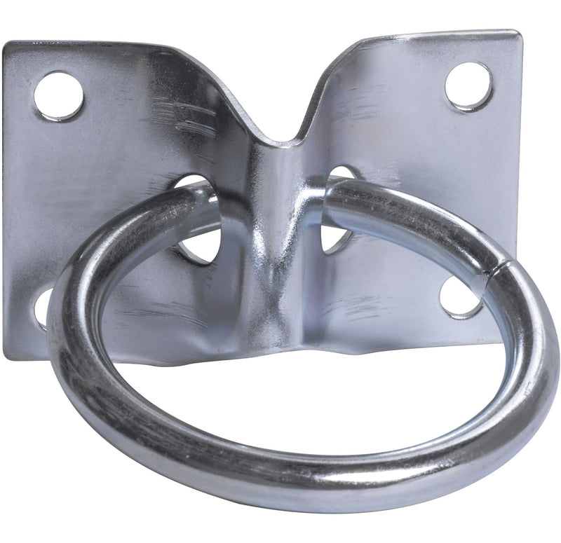 Zinc-Plated Plate Hitching Ring, Corrosion Resistant O4D1