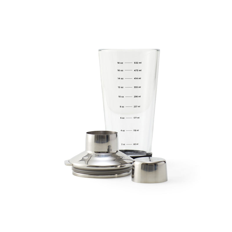 Glass Cocktail Shaker, 18-oz L2Y3