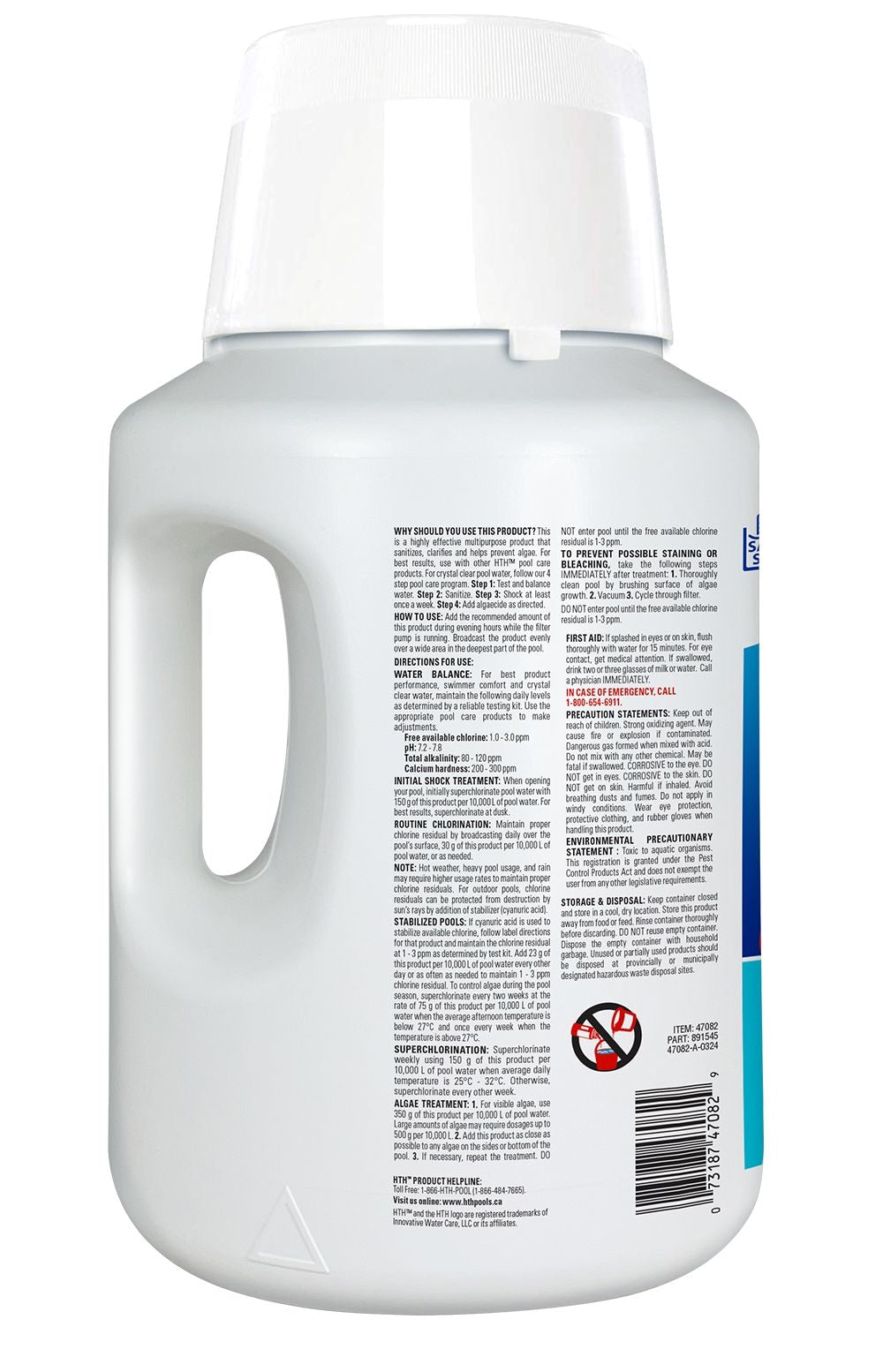 Blue Sparkle 65%, Granular Pool Chlorine, 2.27-kg A4E7 - product image 2