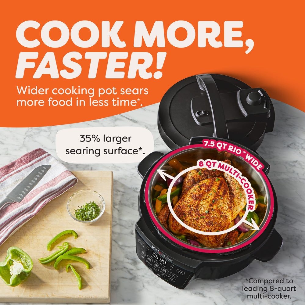 Pot Wide Base Pressure Cooker with Easy Release, 7.5-qt L6N5 - product image 5