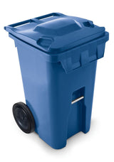 Mastercart Plastic Rectangular 8-in Wheeled Compost Bin/Recycling Bin/Garbage Can, Assorted Colours, 240-L X8I0 - product image 1