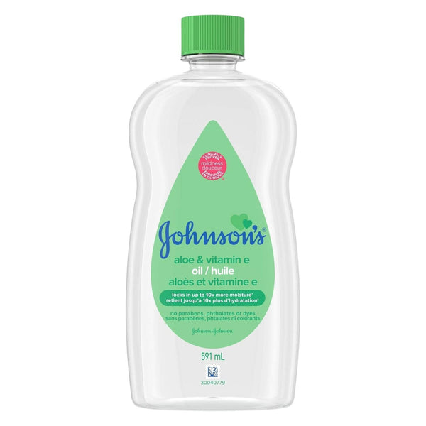 Aloe and Vitamin E Baby Oil, 591-mL K5K1