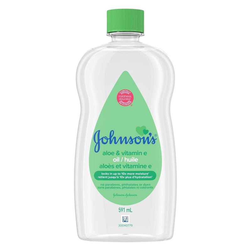 Aloe and Vitamin E Baby Oil, 591-mL K5K1