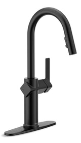 1-Handle Pull-Down Kitchen Faucet, Matte Black O0P2 - product image 1