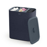 & Tota Trio Laundry Hamper Separation Basket, Black, 90-L I8K5 - product image 1