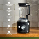 10-Speed Matte Black Pure Power Blender J8R9 - product image 4
