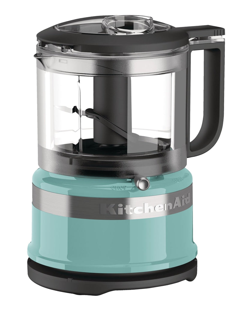 Compact 3.5 Cup Food Chopper/Mini Food Processor with Dishwasher Safe Parts, Aqua Sky I3C8