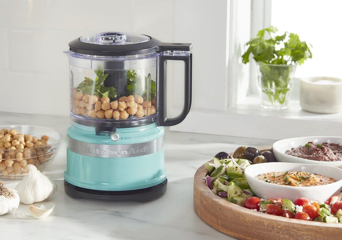Compact 3.5 Cup Food Chopper/Mini Food Processor with Dishwasher Safe Parts, Aqua Sky I3C8 - product image 5