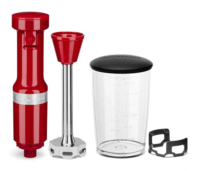 Variable Speed Corded Hand Blender with Blending Jar, Empire Red Z8K5