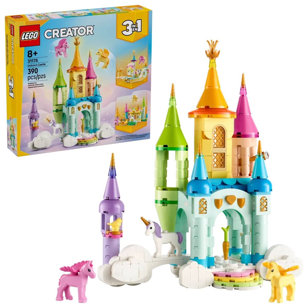 Creator 3-in-1 Unicorn Castle - 31175, 390-pcs, Ages 8+ Y4D3 - product image 1