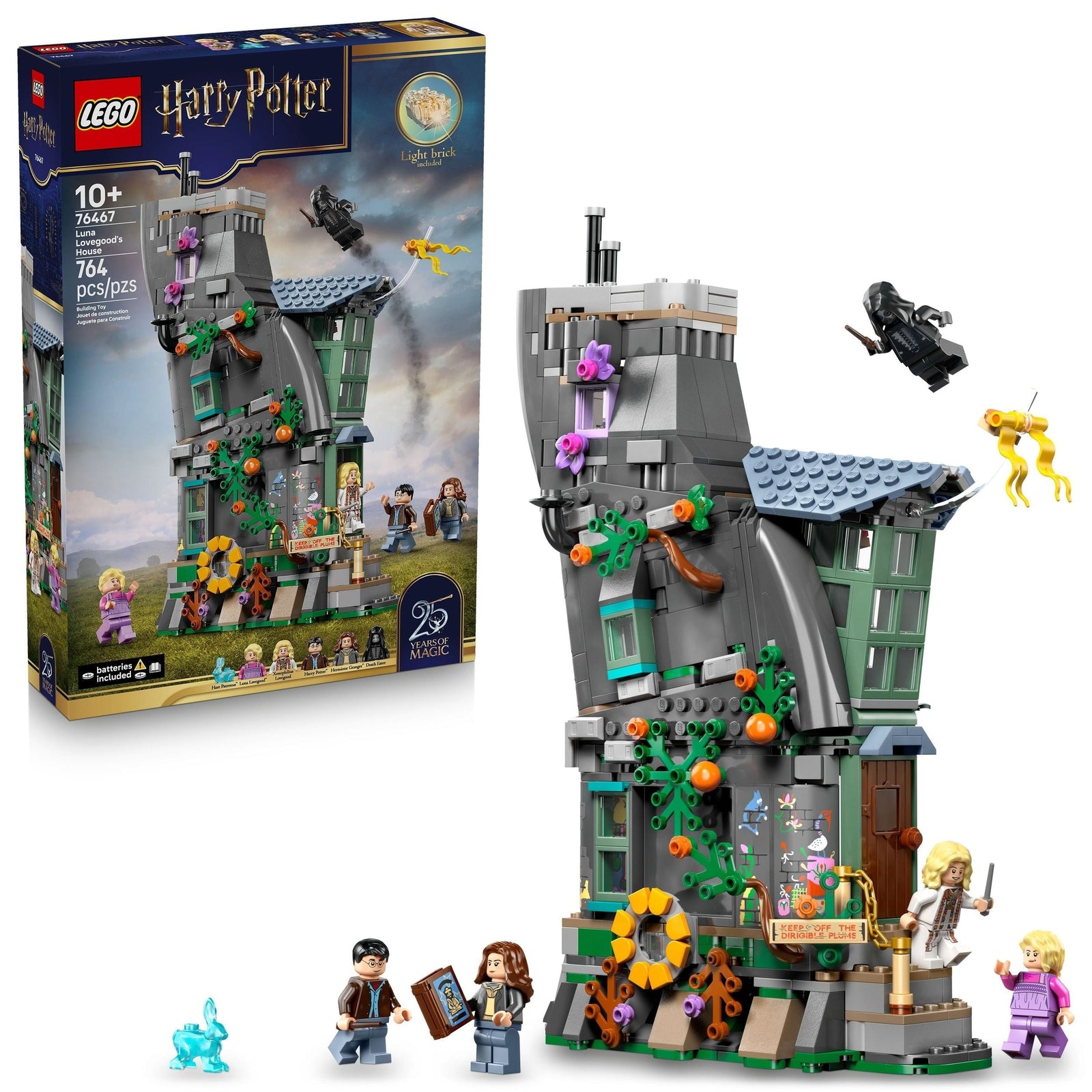 Harry Potter Luna Lovegood's House Toy Building Set- 76467, 764-pcs, Ages 10+ E5N0 - product image 1