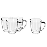 Square Mug Set, Clear, 4-pc J0E4 - product image 1