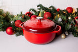 Enamel Cast Iron Dutch Oven, Red, 6-qt K8S8 - product image 8