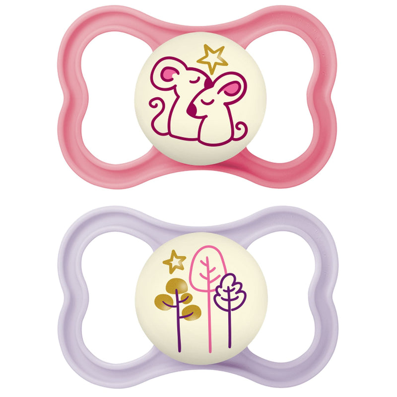 Glow in the Dark Night Pacifier, 6-16 Months, 2-pk V8G9