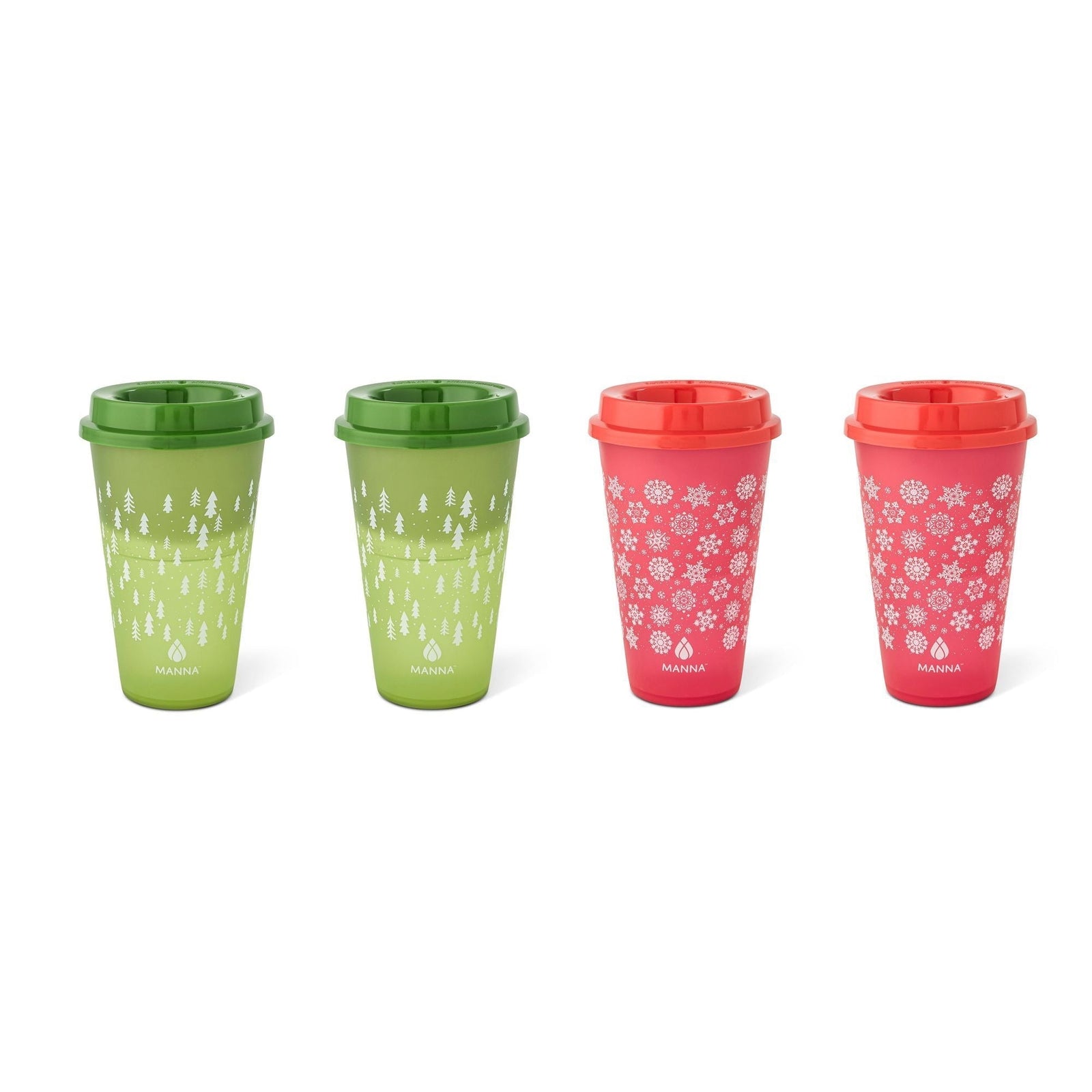 16-oz Reusable Colour-Changing Hot Cups, 4-pk E4V2 - product image 1