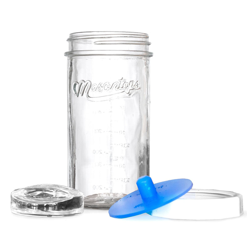 Vegetable Fermentation Starter Kit with 709-mL Jar, Glass Weight and Fermenting Lid D5V0