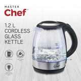Cordless Electric Kettle with Auto Shut Off & Blue Light, Glass, 1.2L I0Y8 - product image 2