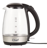 Cordless Electric Kettle with Blue Light, Glass, 1.7L Y1K6 - product image 1