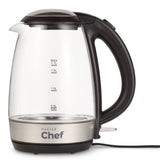 Cordless Electric Kettle with Blue Light, Glass, 1.7L Y1K6 - product image 2
