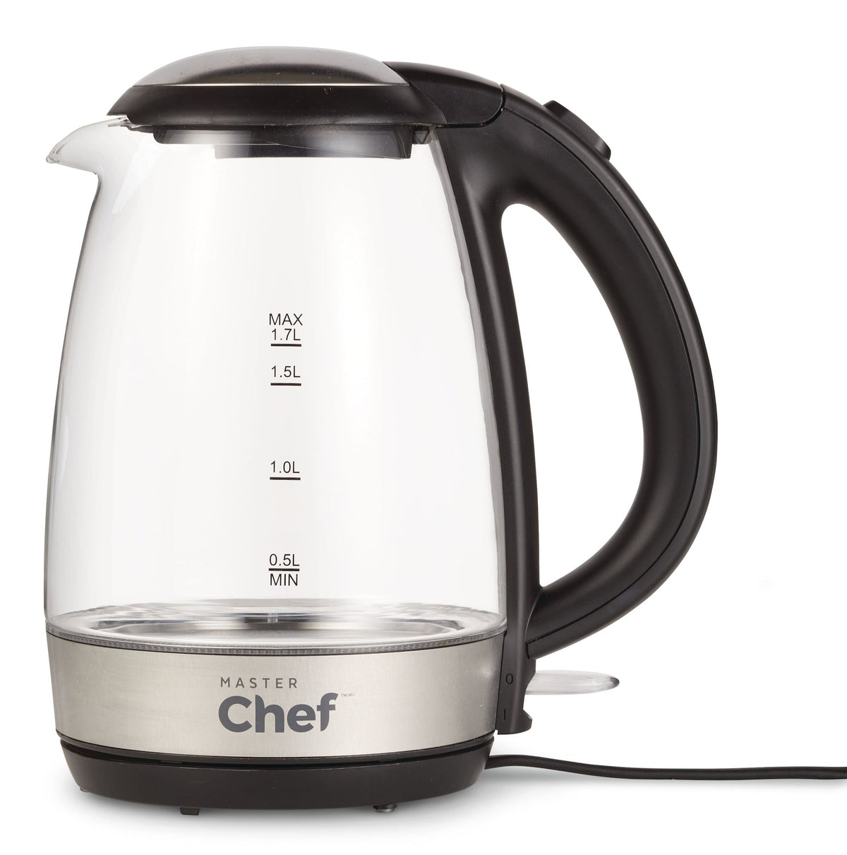 Cordless Electric Kettle with Blue Light, Glass, 1.7L Y1K6 - product image 2
