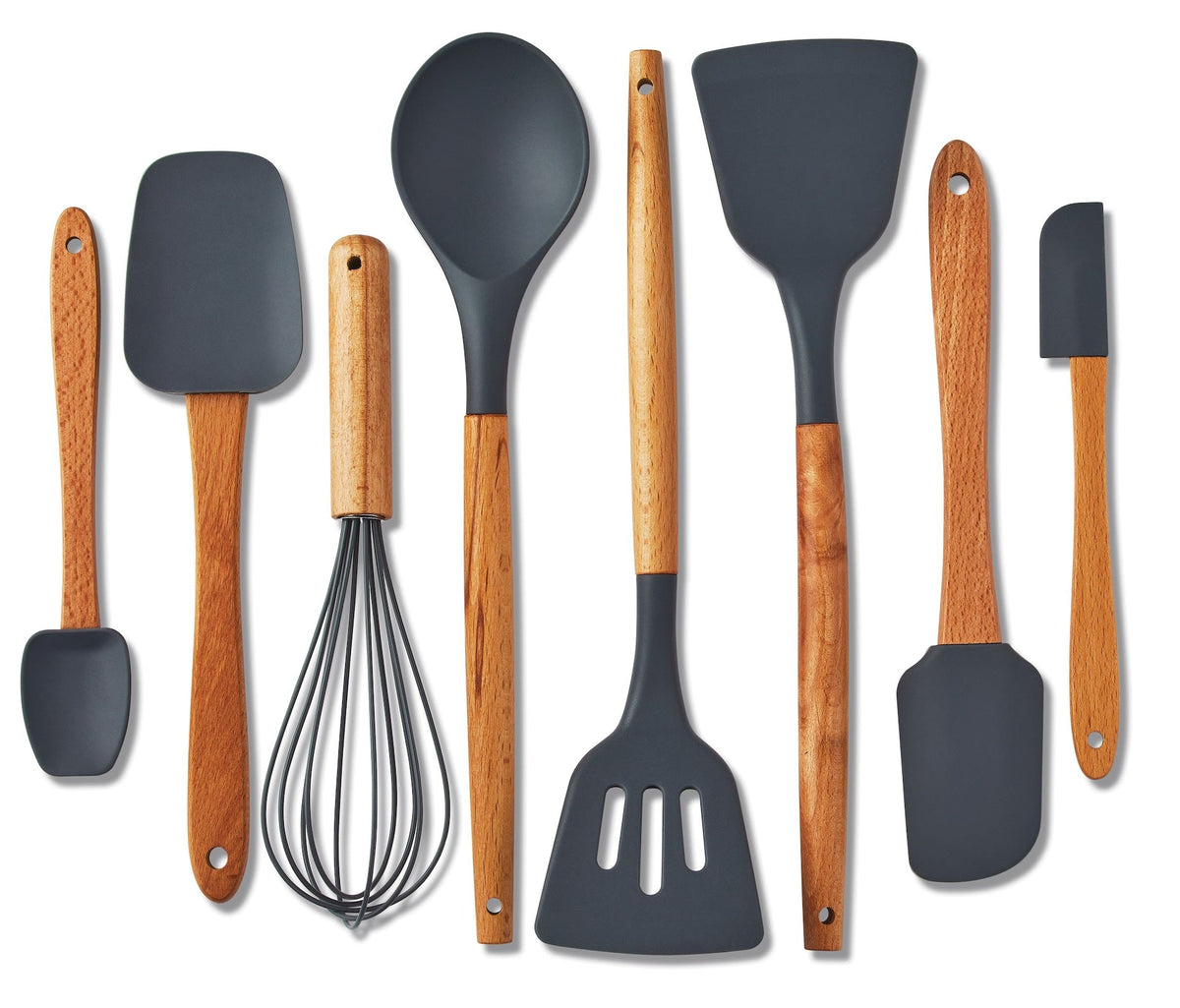 Heat-Resistant Beechwood Cookware Set, 8-pc D4L5 - product image 1