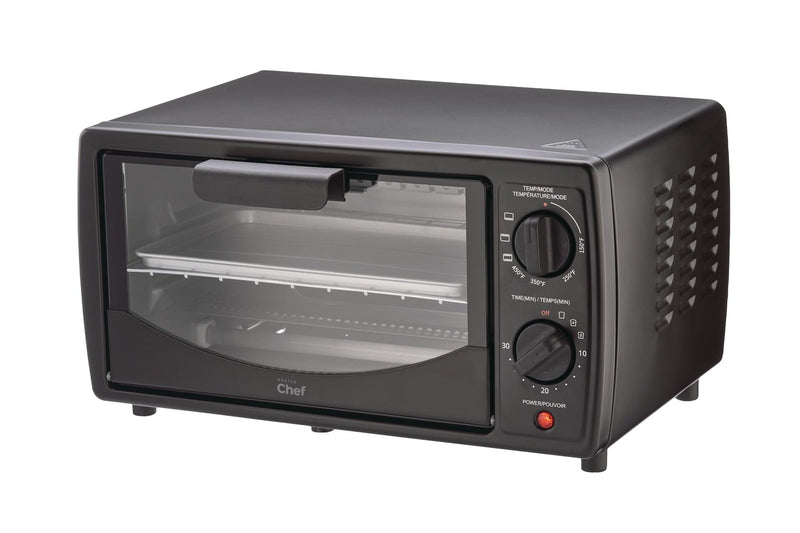 4-Slice Compact Toaster Oven, 2-Rack, Black P1P3