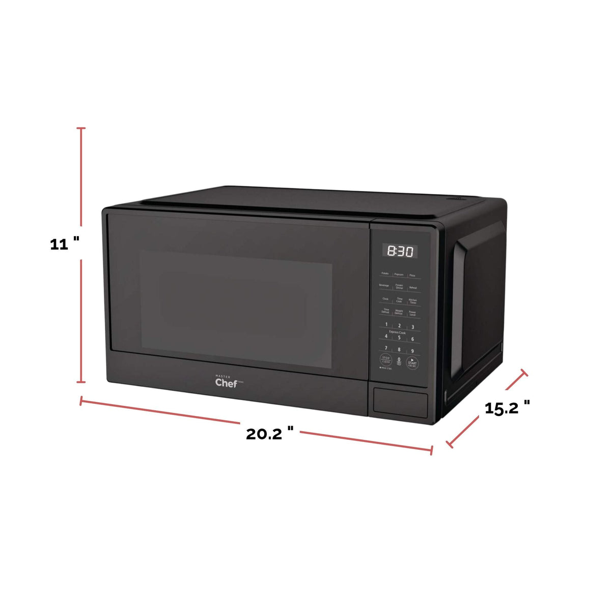 Matte Microwave, Black, 1.1-cu-ft C6G1 - product image 5