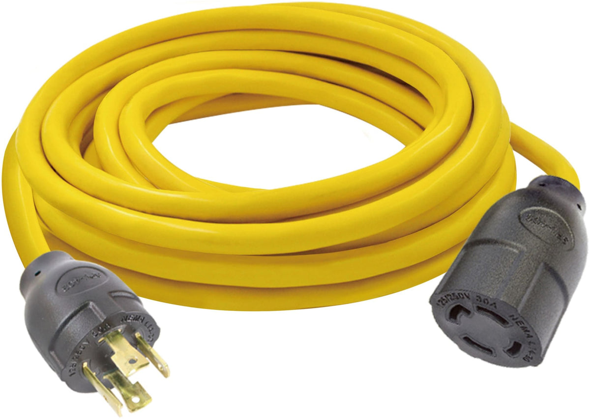 10AWG, 30A L14-30 Twist Lock Generator Extension Cord, 25-ft N7D8 - product image 2