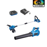 20V Cordless 12" String Trimmer and 370CFM Blower Combo Kit with PWR POD 2 Ah Battery and Charger U4D2 - product image 2