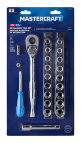 26 Piece 1/2" Drive Socket Set O6T2 - product image 3