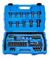 Socket Set, 122-pc, SAE/Metric, CRV, Black Steel Finish Q6G3 - product image 2
