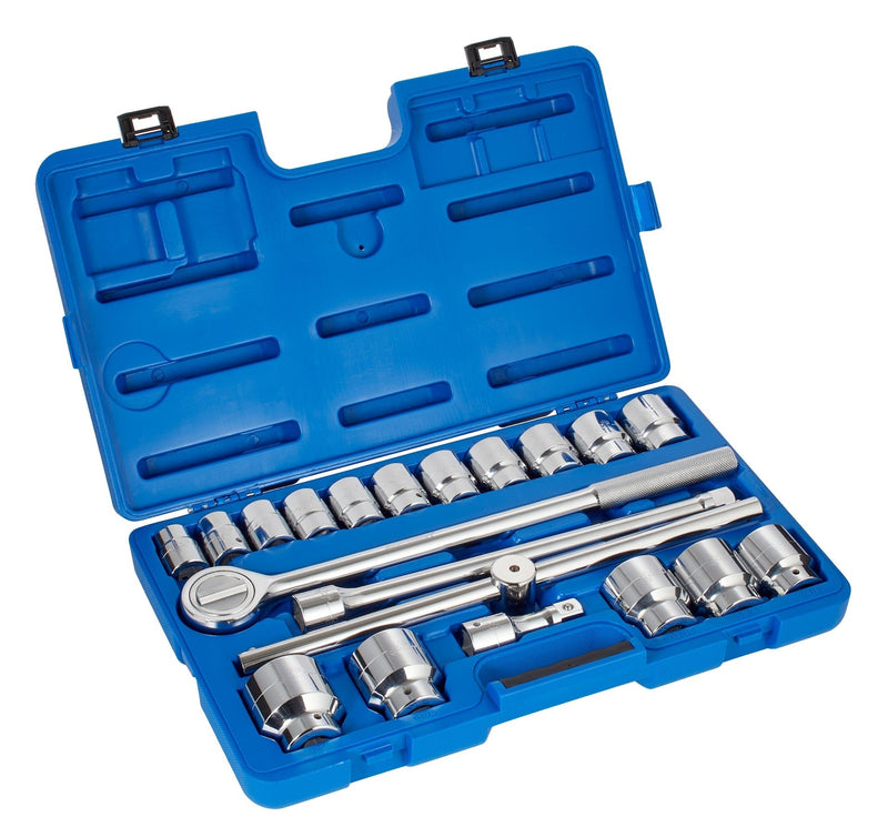 Socket Set 20-pc, 3/4-in Drive, SAE, Steel, Chrome H0J4
