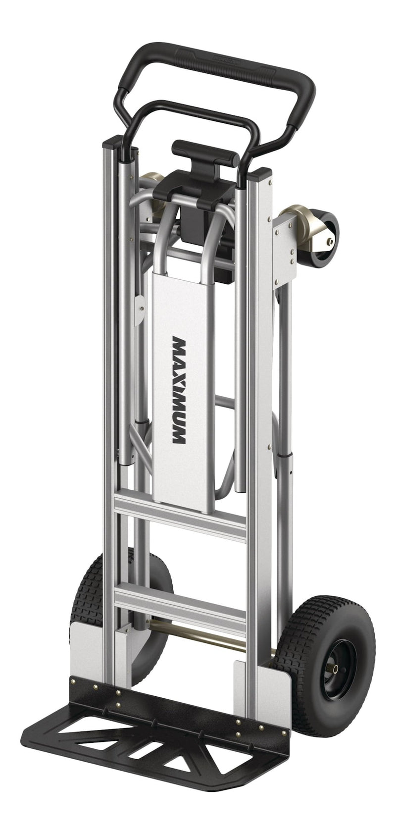3-in-1 Hybrid Aluminum Hand Truck & Cart, 800 lb & 1000 lb Load Capacity, No Assembly Required F5F3